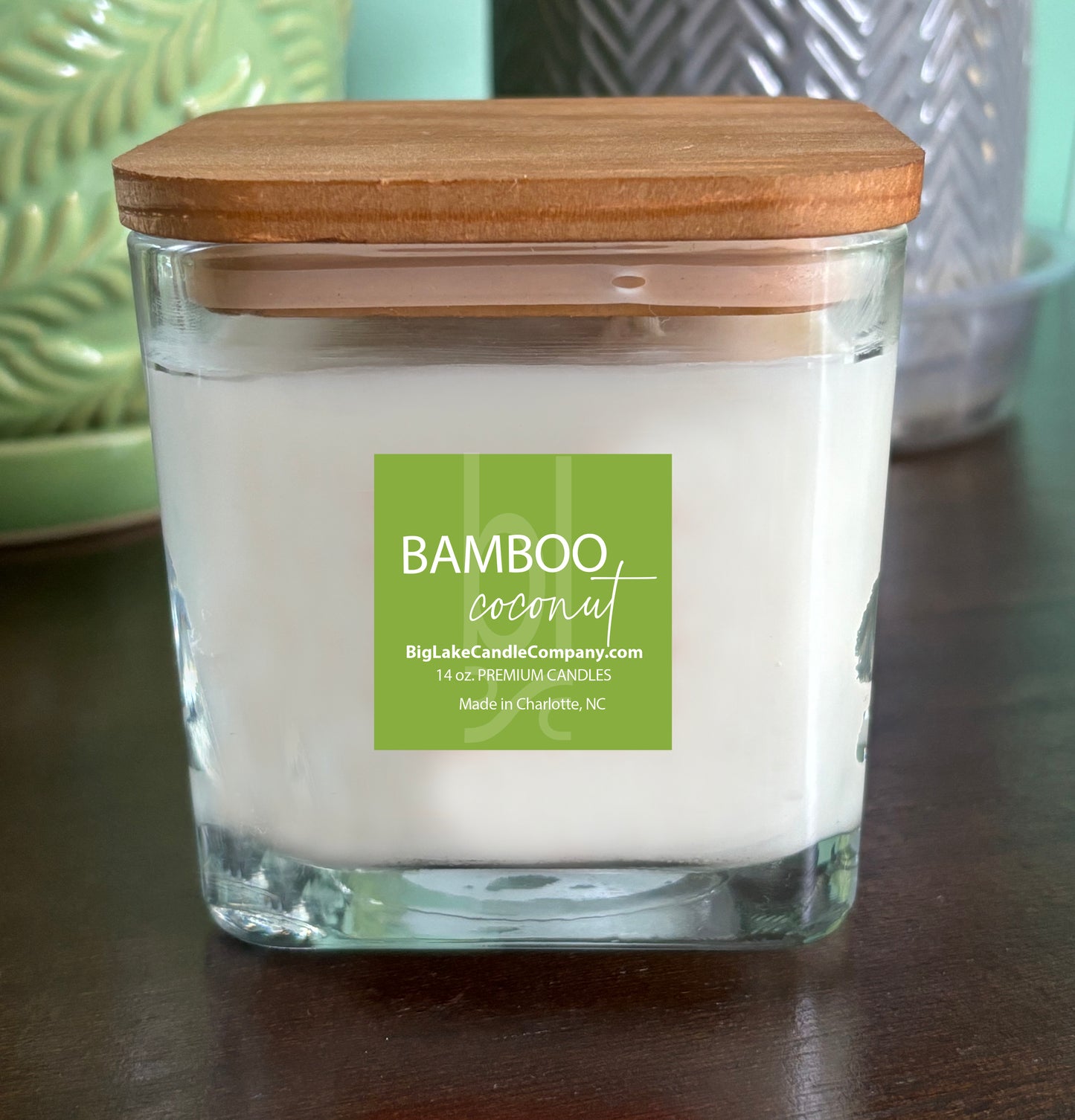 Bamboo Coconut Refillable Candle (14 oz.)