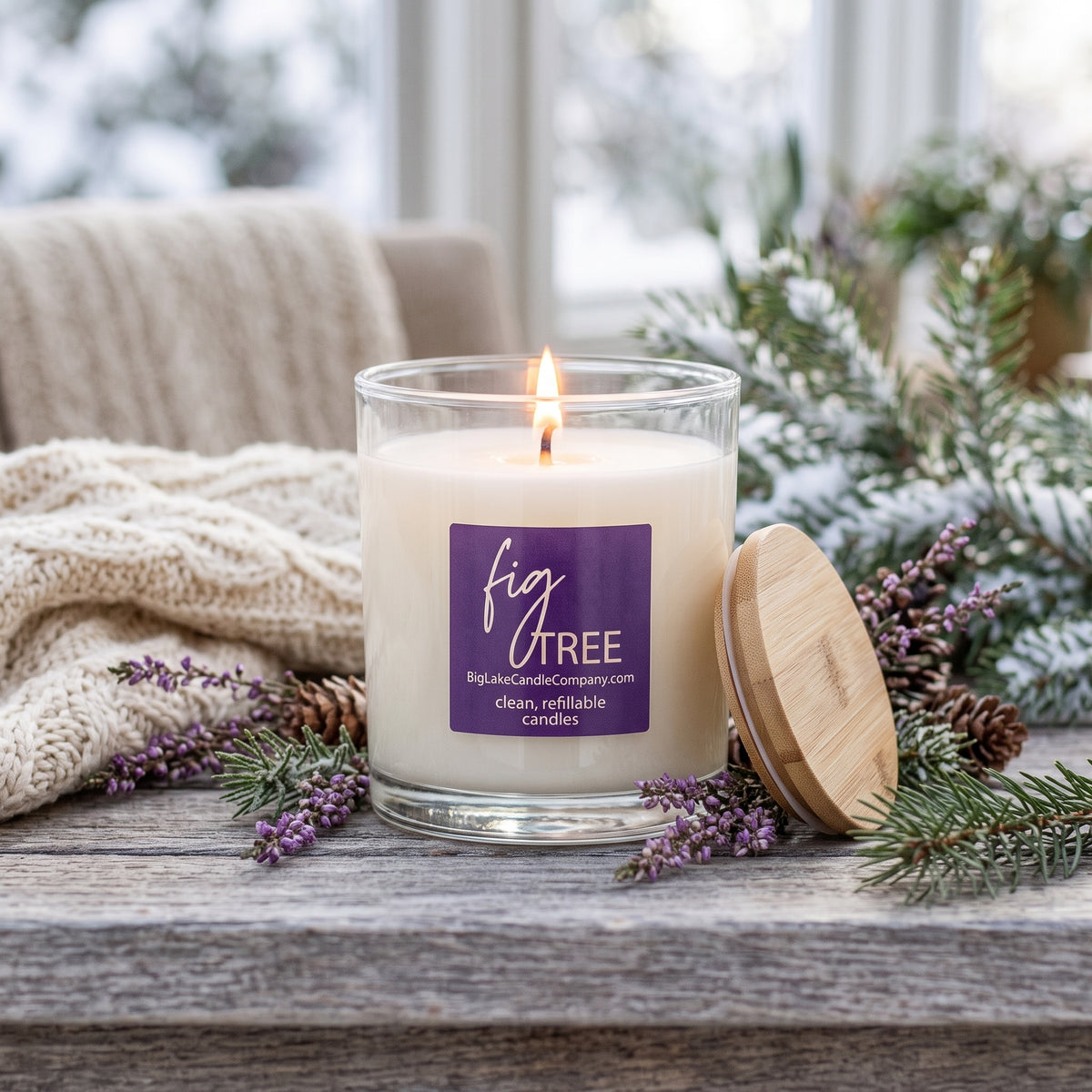 Fig Tree — 13.5 oz Refillable Candle