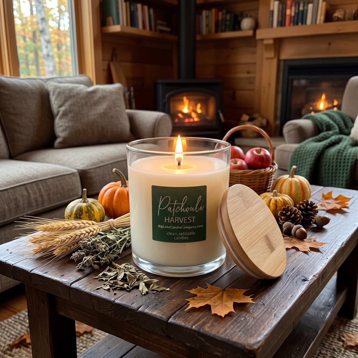 Patchouli Harvest — Candle Refill (13.5 oz)