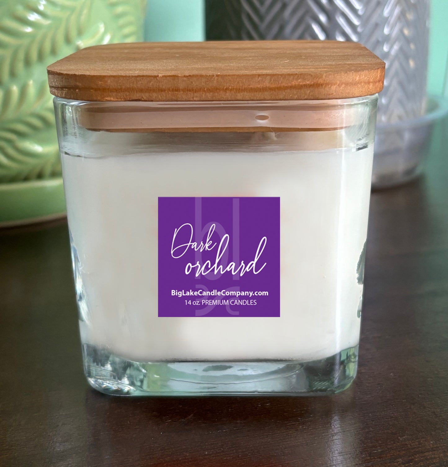 Dark Orchard Refillable Glass Candle (14 oz.)