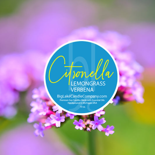 Lemongrass Verbena Outdoor Citronella Candles
