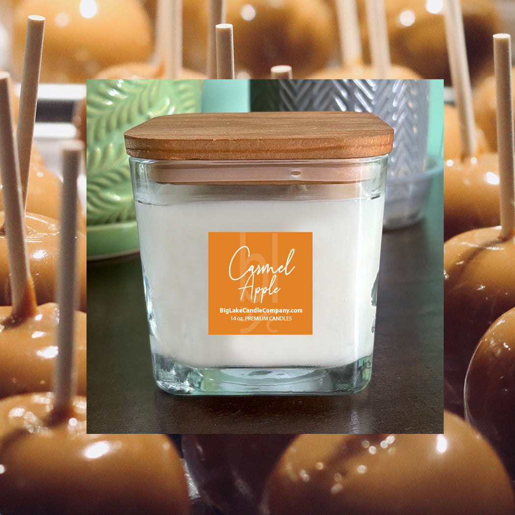 Carmel Apple Refillable Glass Candle (14 oz.)