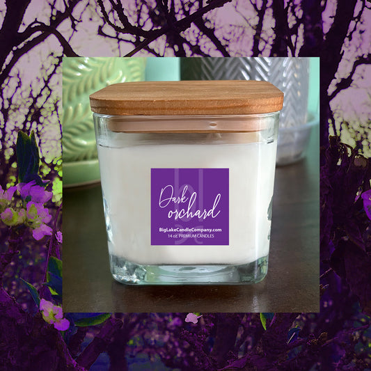 Dark Orchard Refillable Glass Candle (14 oz.)