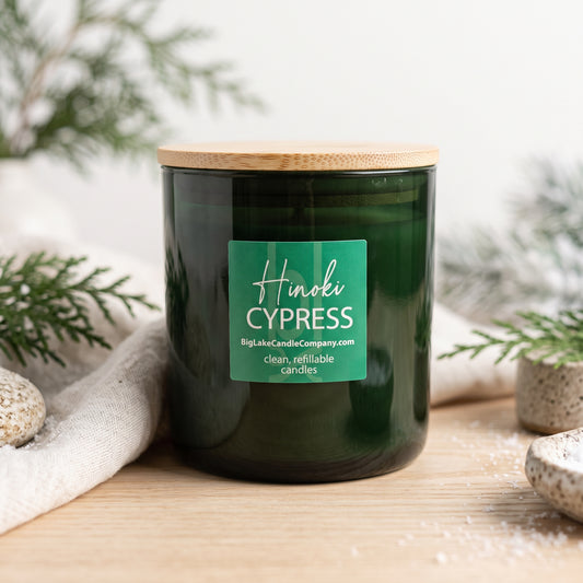 Hinoki Cypress — 13.5 oz Refillable Candle