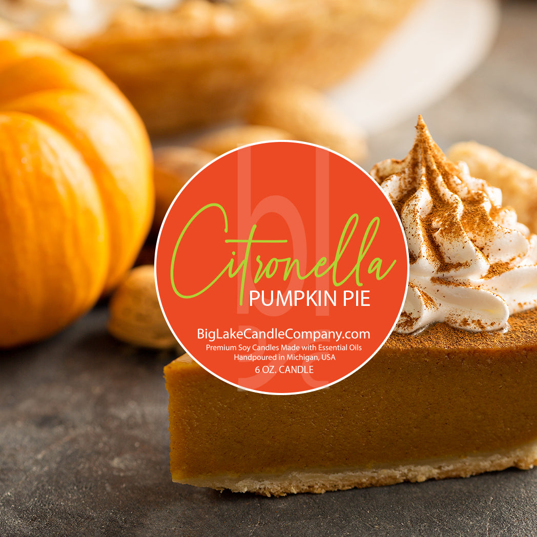 Pumpkin Pie Citronella Outdoor Candles