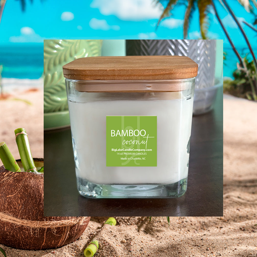 Bamboo Coconut Refillable Candle (14 oz.)
