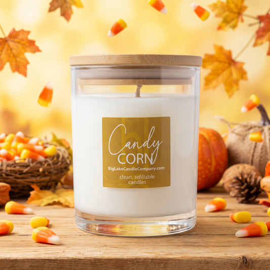 Candy Corn — 13.5 oz Refillable Candle