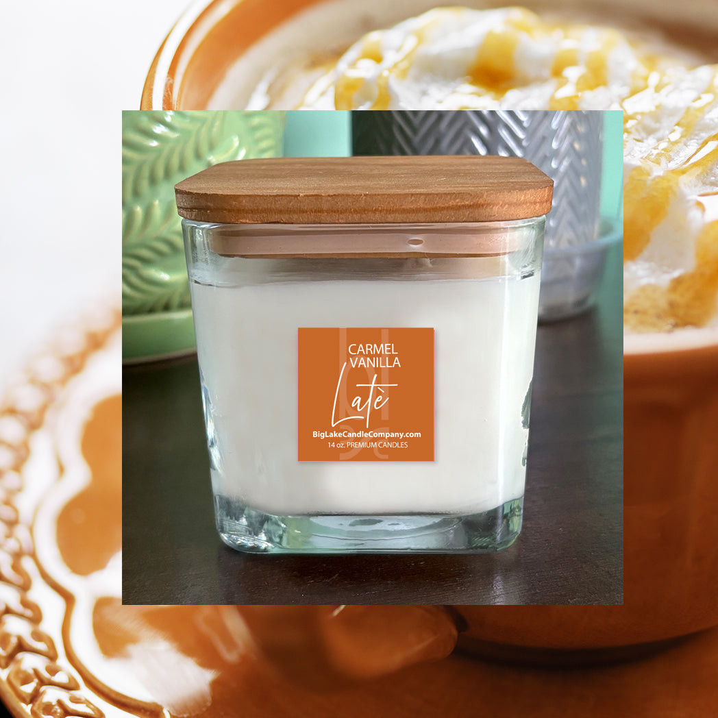 Carmel Vanilla Late Refillable Candle (14 oz.)
