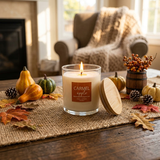 Caramel Apple — 13.5 oz Refillable Candle