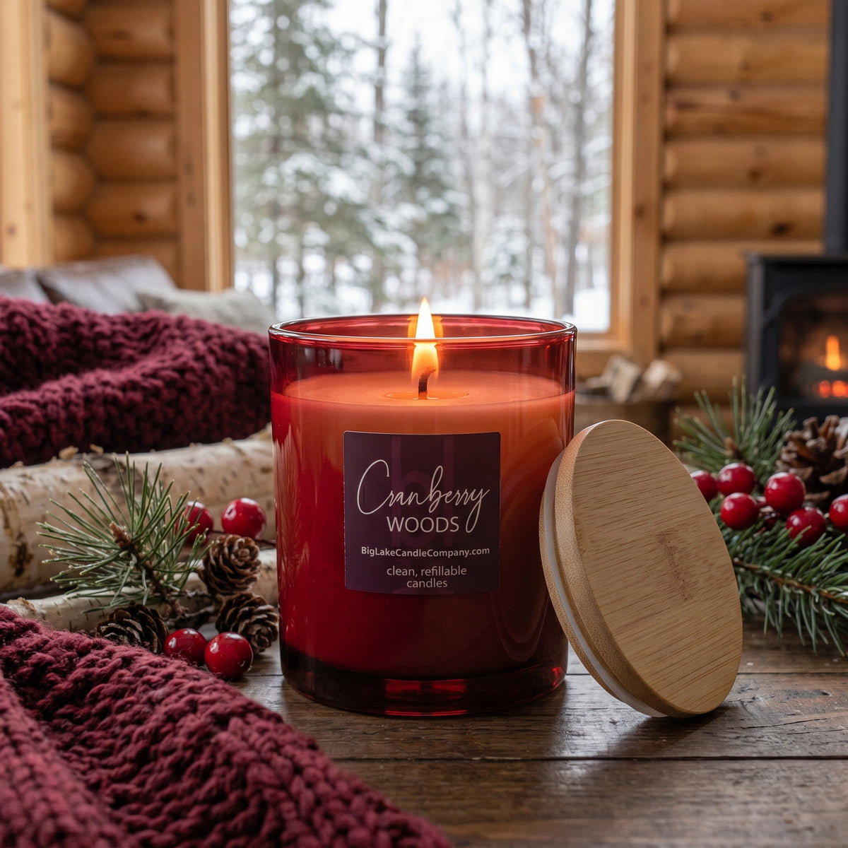 Cranberry Woods — Candle Refill (13.5 oz)