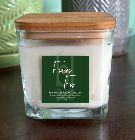 Fraser Fir Refillable Glass Candle (14 oz.)