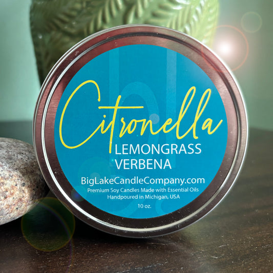 Lemongrass Verbena Outdoor Citronella Candles