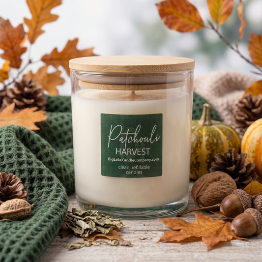 Patchouli Harvest — 13.5 oz Refillable Candle