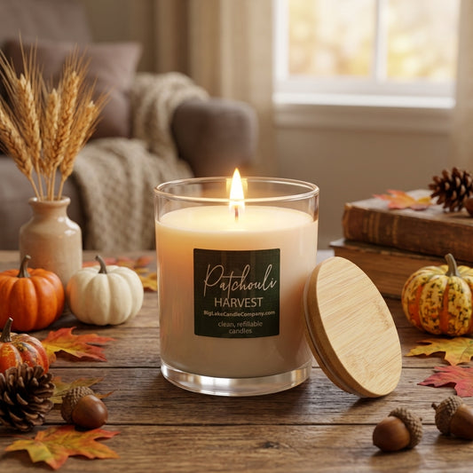 Patchouli Harvest — 13.5 oz Refillable Candle