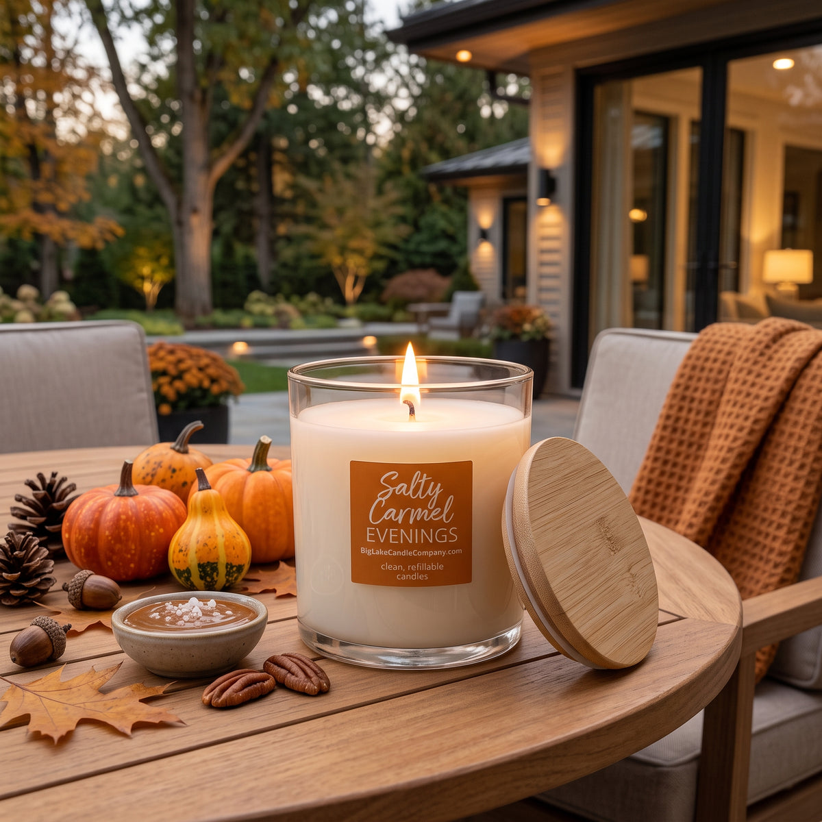 Salty Carmel Evening — Candle Refill (13.5 oz)