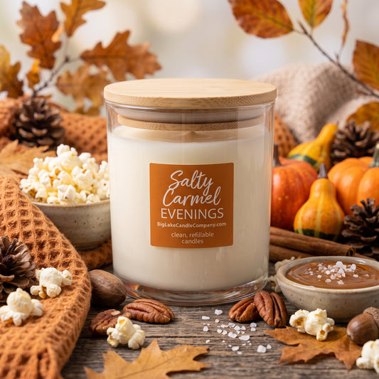 Salty Caramel Evening — 13.5 oz Refillable Candle