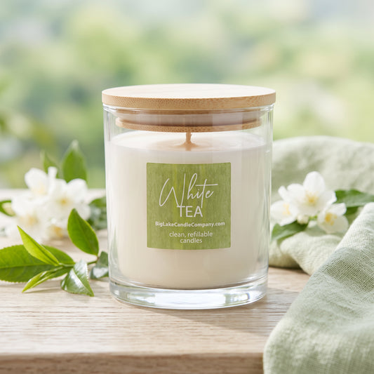White Tea — 13.5 oz Refillable Candle